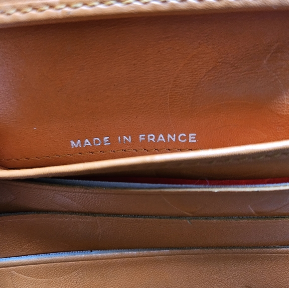 VINTAGE CHANEL CAMBON LAMBSKIN LEATHER Bifold Wallet - Picture 6 of 10